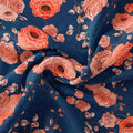 Redish Floral Repeat Digital Printed Fabric - Rayon – ra 0 ta06678 110 redish floral repeat digital printed fabric rayon 3