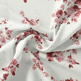 Maroon Flower Bunch Digital Printed Fabric - Rayon – ra 0 ta06839p3 110 maroon flower bunch digital printed fabric rayon 1