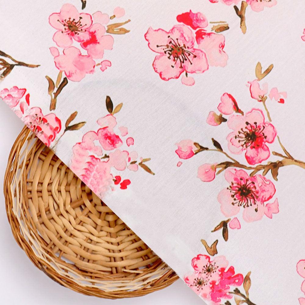 Beautiful Red Flowers over White Base Digital Printed Fabric – ra 0 ta06840p1 110 beautiful red flowers over white base digital printed fabric 2