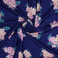 Violet Flower Bunch Digital Printed Fabric - Rayon – ra 0 ta07525 110 violet flower bunch digital printed fabric rayon 1