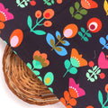 Sketchy Flowers Pattern Digital Printed Fabric - Rayon – ra 0 ta07617 110 sketchy flowers pattern digital printed fabric rayon 2