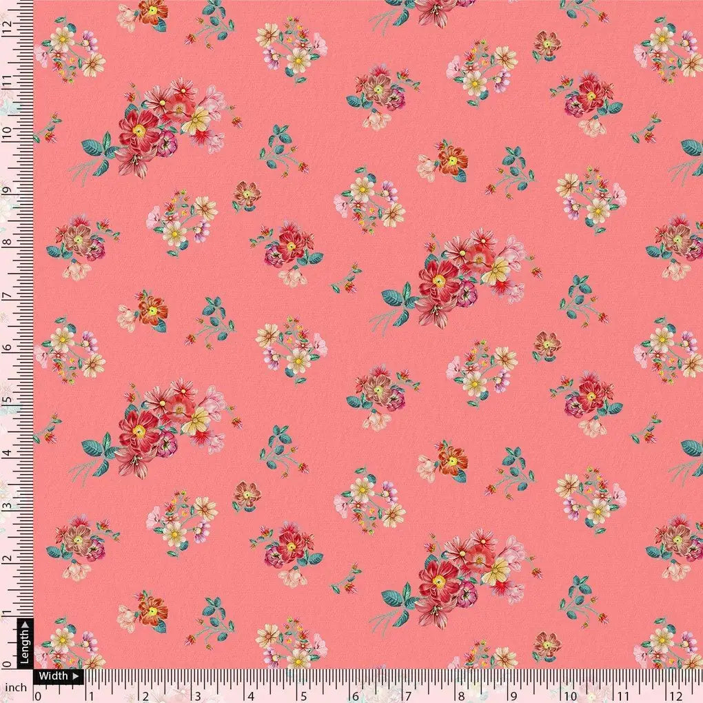 Calico Colorful Flower Digital Printed Fabric - Rayon – ra 0 ta08284 110 calico colorful flower digital printed fabric rayon 4