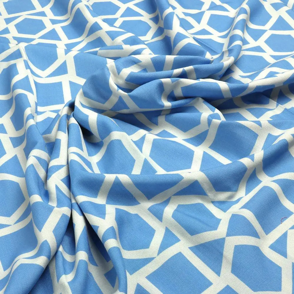 Harlequin Square And Hexagon Digital Printed Fabric - Rayon – ra 0 ta08300 110 harlequin square and hexagon digital printed fabric rayon 3