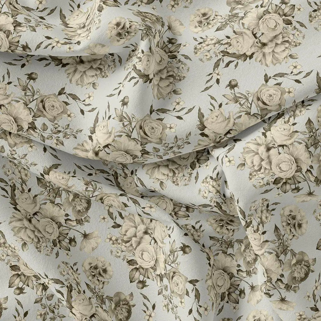 Floral Bright Golden Floral Digital Printed Fabric - Rayon – ra 0 ta08305 110 floral bright golden floral digital printed fabric rayon 1