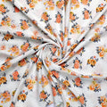 Yellow Lonicera Grey Leafs Digital Printed Fabric - Rayon – ra 0 ta08325p6 110 yellow lonicera grey leafs digital printed fabric rayon 1
