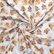 Yellow Lonicera Grey Leafs Digital Printed Fabric - Rayon – ra 0 ta08325p6 110 yellow lonicera grey leafs digital printed fabric rayon 1