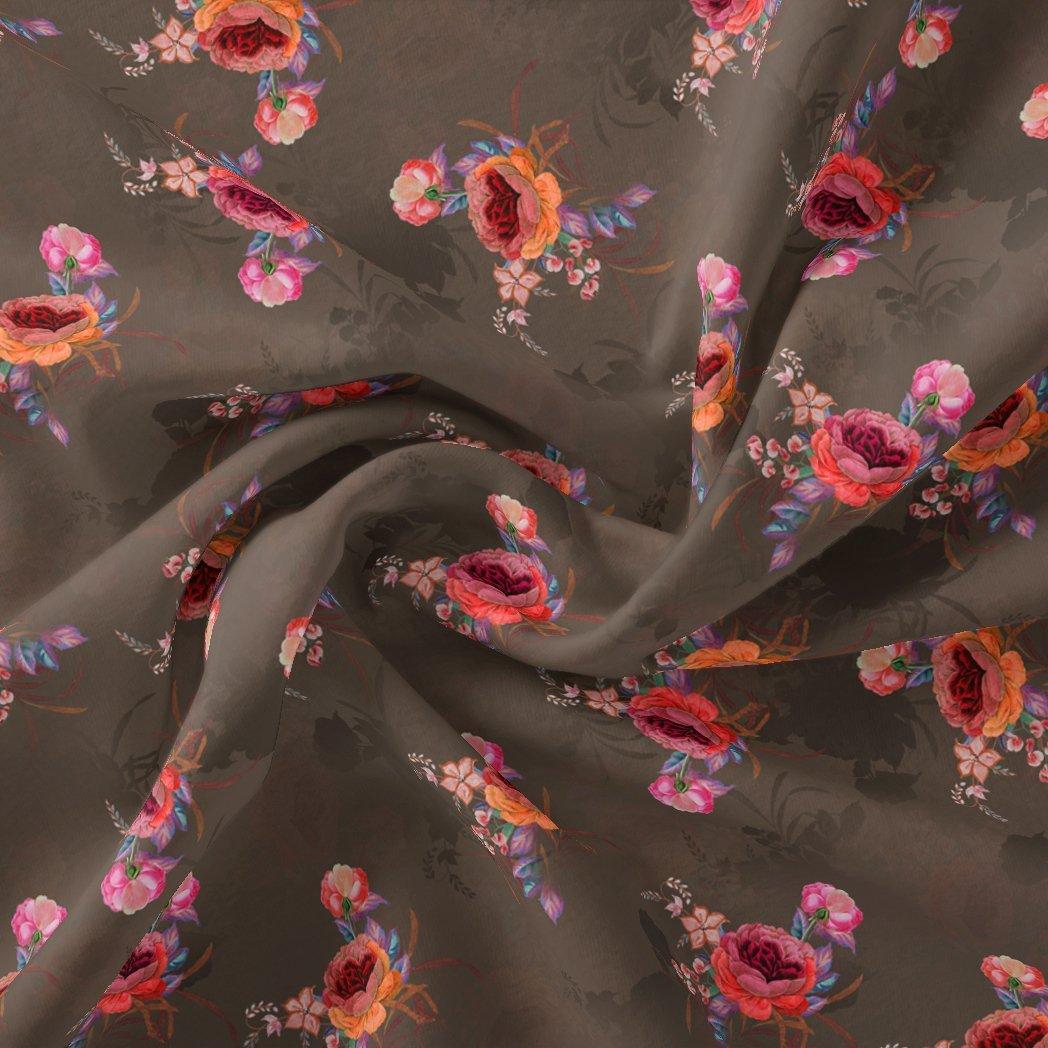 Decorative Bunch Of Colorful Tangle Digital Printed Fabric - Rayon – ra 0 ta08330p1 110 decorative bunch of colorful tangle digital printed fabric rayon 1