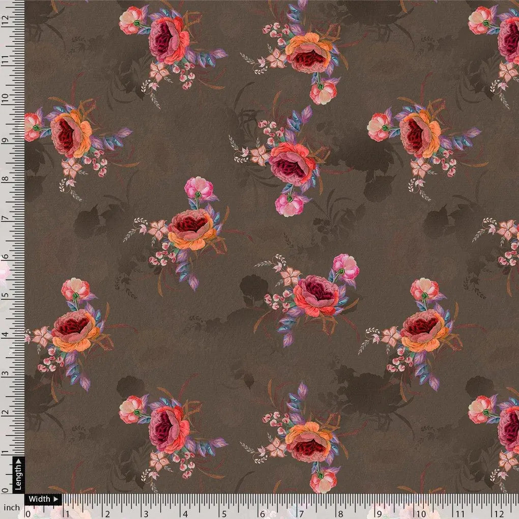 Decorative Bunch Of Colorful Tangle Digital Printed Fabric - Rayon – ra 0 ta08330p1 110 decorative bunch of colorful tangle digital printed fabric rayon 4