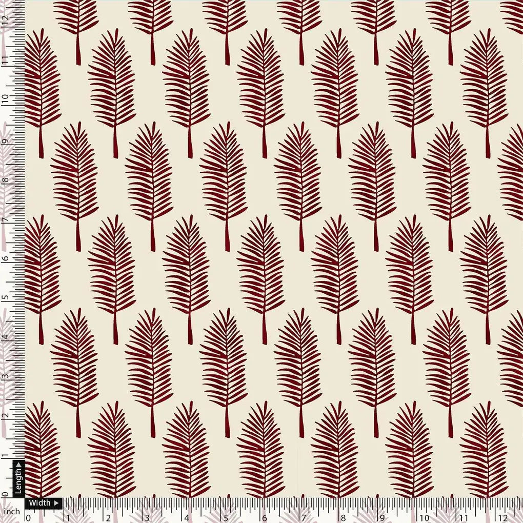 Red Pedate Leafs Digital Printed Fabric - Rayon – ra 0 ta08441 110 red pedate leafs digital printed fabric rayon 4