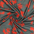 Tulips Roses With Orange Colour Digital Printed Fabric - Rayon – ra 0 ta08519 110 tulips roses with orange colour digital printed fabric rayon 1