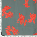 Tulips Roses With Orange Colour Digital Printed Fabric - Rayon – ra 0 ta08519 110 tulips roses with orange colour digital printed fabric rayon 4