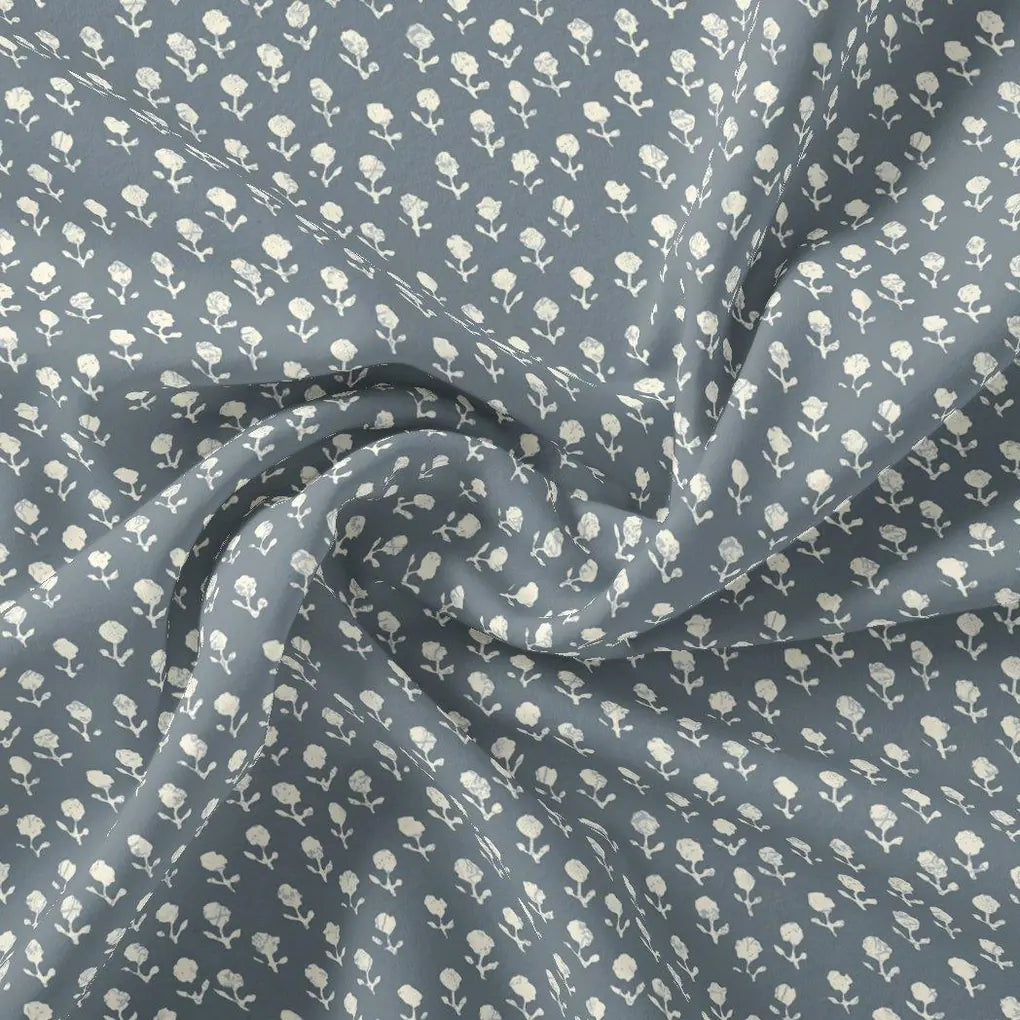 Iris Small Flower Digital Printed Fabric - Rayon – ra 0 ta08529 110 iris small flower digital printed fabric rayon 1