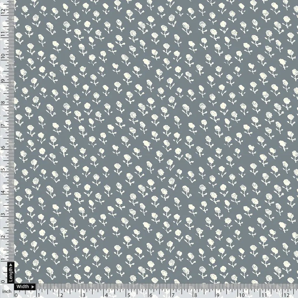 Iris Small Flower Digital Printed Fabric - Rayon – ra 0 ta08529 110 iris small flower digital printed fabric rayon 4