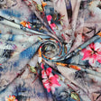 Periwinkle Flower Paper Art Digital Printed Fabric - Rayon – ra 0 ta08592 110 periwinkle flower paper art digital printed fabric rayon 1
