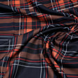 Morden Browny Checkered Digital Printed Fabric - Rayon – ra 0 ta08597 110 morden browny checkered digital printed fabric rayon 1