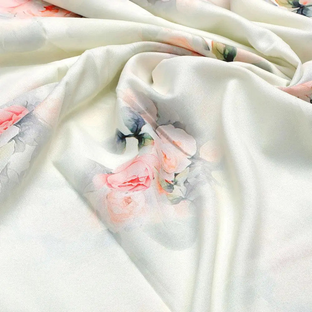 Beautiful Summer Peony Bunch Digital Printed Fabric - Rayon – ra 0 ta08670 110 beautiful summer peony bunch digital printed fabric rayon 3