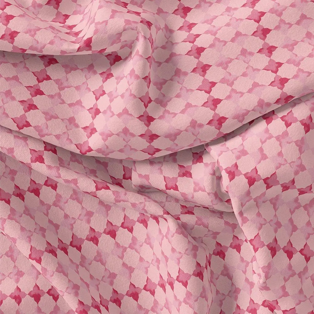 Lattice Star Patterns Digital Printed Fabric - Rayon – ra 0 ta08735 110 lattice star patterns digital printed fabric rayon 1