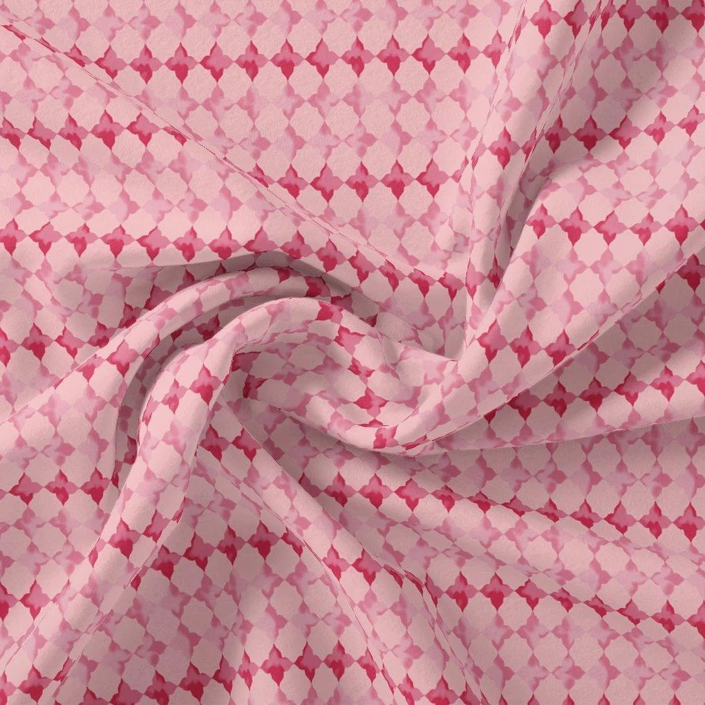 Lattice Star Patterns Digital Printed Fabric - Rayon – ra 0 ta08735 110 lattice star patterns digital printed fabric rayon 3