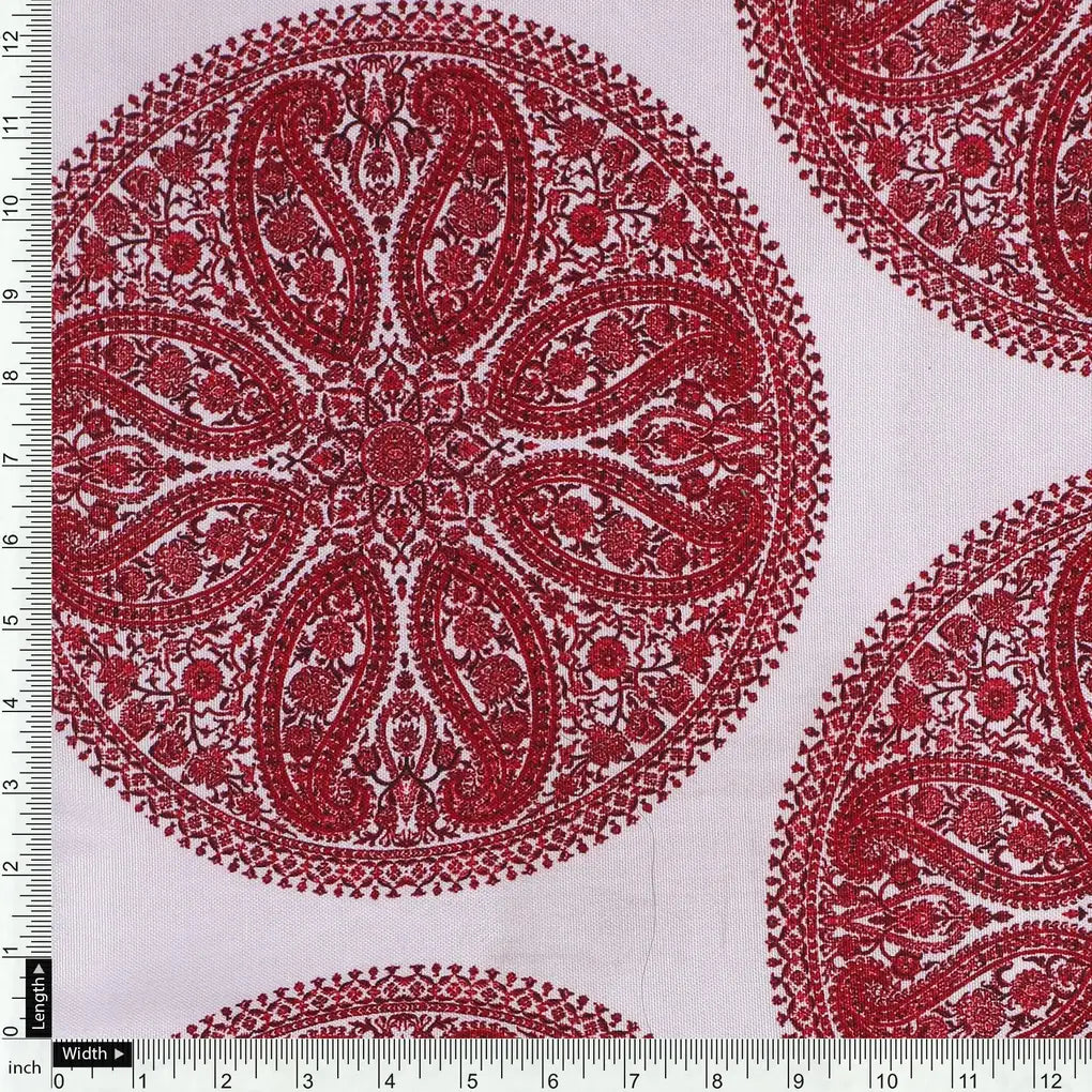 Oriental Paisley Patterns Digital Printed Fabric - Rayon – ra 0 ta8541 110 oriental paisley patterns digital printed fabric rayon 4