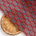 Decorative Flower Tree Redish Digital Printed Fabric - Tusser Silk – ts 0 ma0182 110 decorative flower tree redish digital printed fabric tusser silk 2