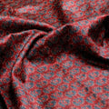 Decorative Flower Tree Redish Digital Printed Fabric - Tusser Silk – ts 0 ma0182 110 decorative flower tree redish digital printed fabric tusser silk 3