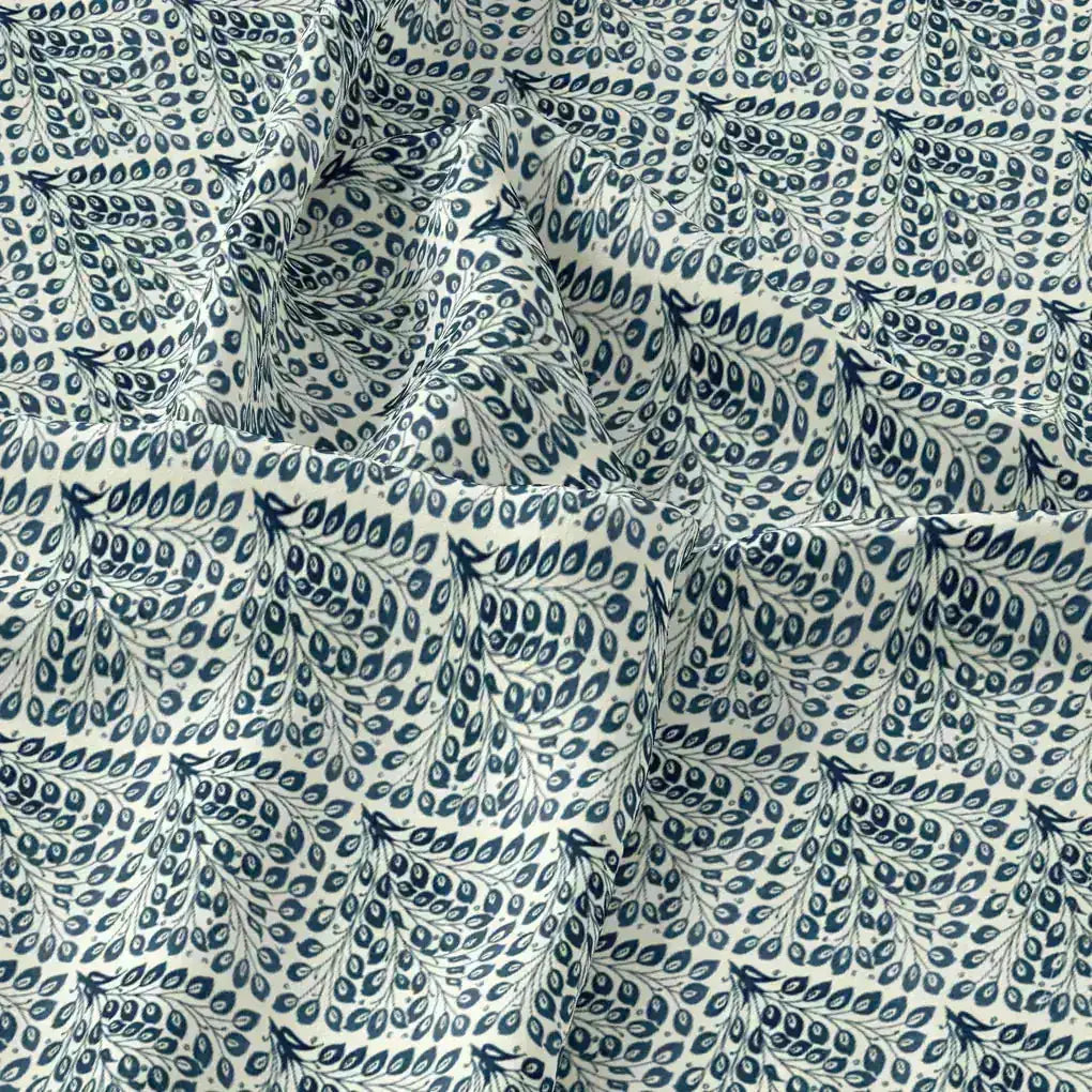 Morpich Block Digital Printed Fabric  - Tusser Silk – ts 0 ma01986 110 morpich block digital printed fabric tusser silk 3