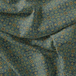Stylized Medallion Motif Digital Printed Fabric - Tusser Silk – ts 0 ma0250 110 stylized medallion motif digital printed fabric tusser silk 1