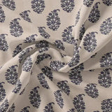 Block Print Motif Digital Printed Fabric - Tusser Silk – ts 0 ma03105p4 110 block print motif digital printed fabric tusser silk 1