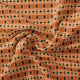 Orange Abstract Repeat Motif Digital Printed Fabric - Tusser Silk – ts 0 ma03322p2 110 orange abstract repeat motif digital printed fabric tusser silk 1