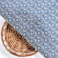 Tiny Blue Motif Allover Digital Printed Fabric - Tusser Silk – ts 0 ma0405 110 tiny blue motif allover digital printed fabric tusser silk 2