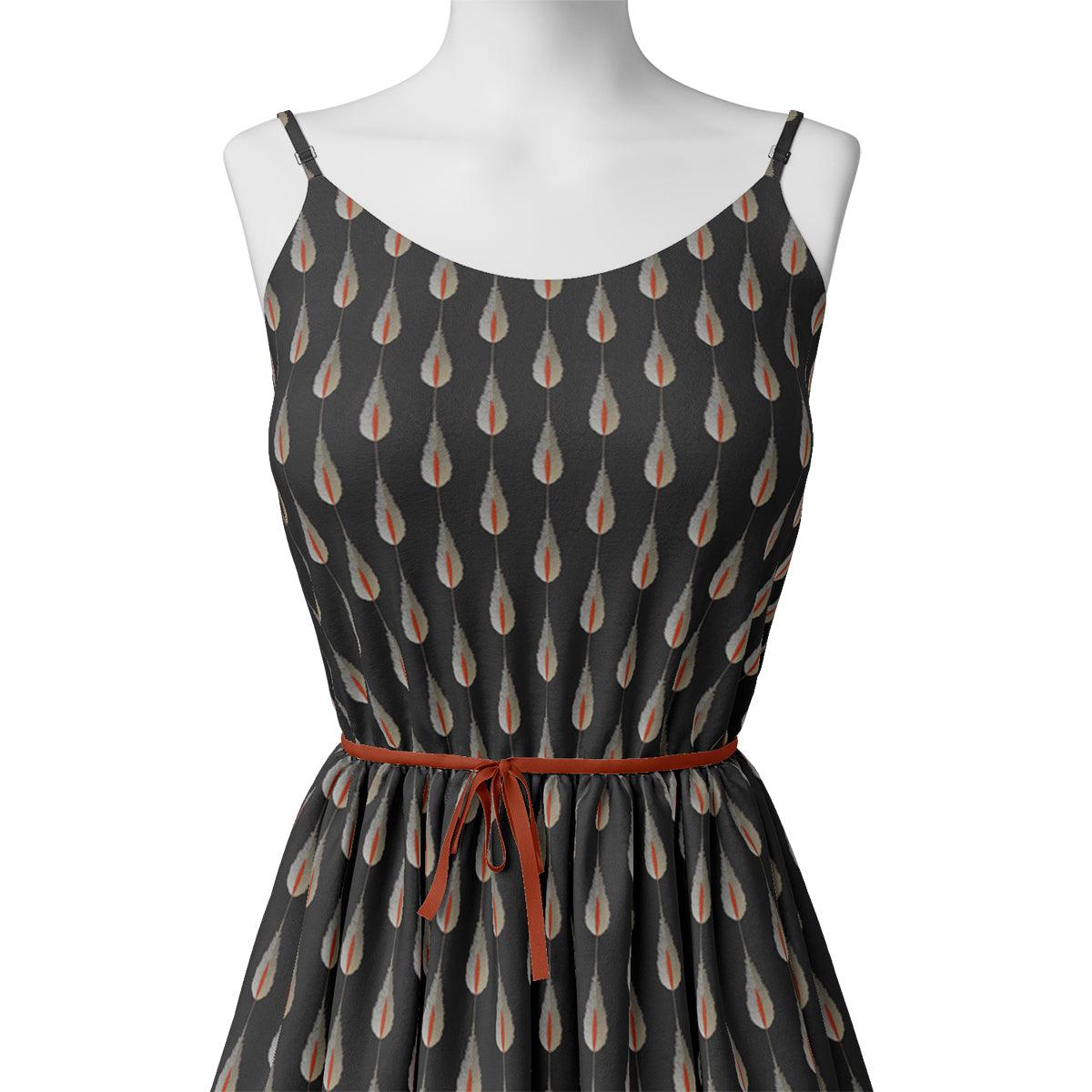 Feather Stripes Digital Printed Fabric - Tusser Silk – ts 0 ma05232 110 feather stripes digital printed fabric tusser silk 2