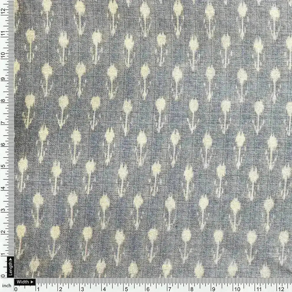 White Ajrak Flower Printed Fabrics – ts 0 ma05928 108 white ajrak flower printed fabrics 4