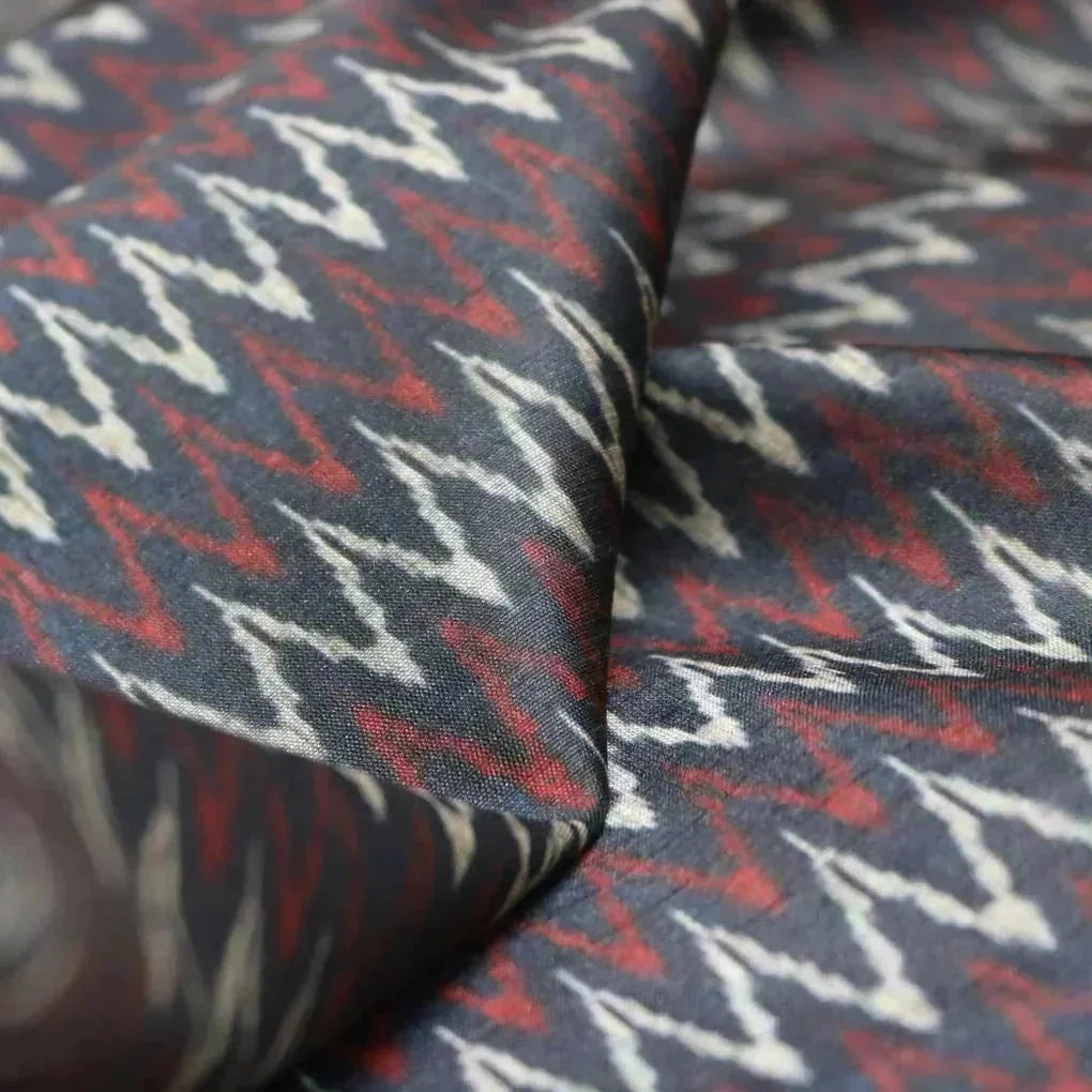 Navy Blue Leheriya Digital Printed Fabrics – ts 0 ma06103 108 navy blue leheriya digital printed fabrics 3