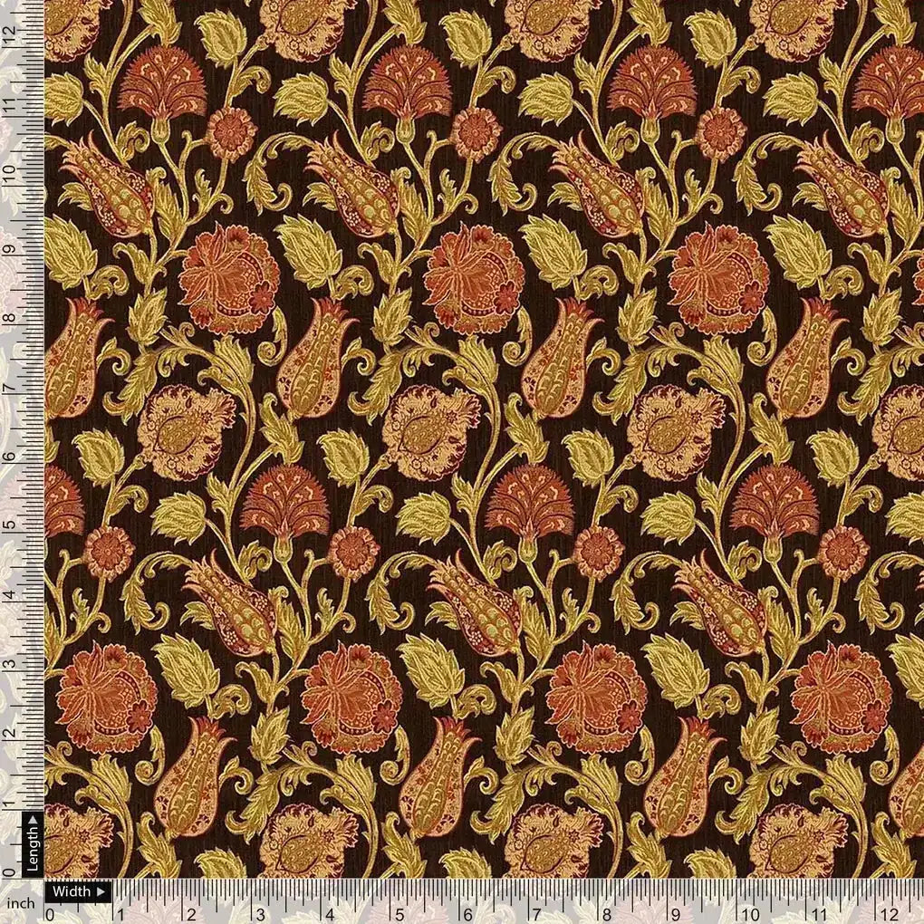 Jacobean Design Digital Printed Fabric – ts 0 ma06257 110 jacobean design digital printed fabric 3