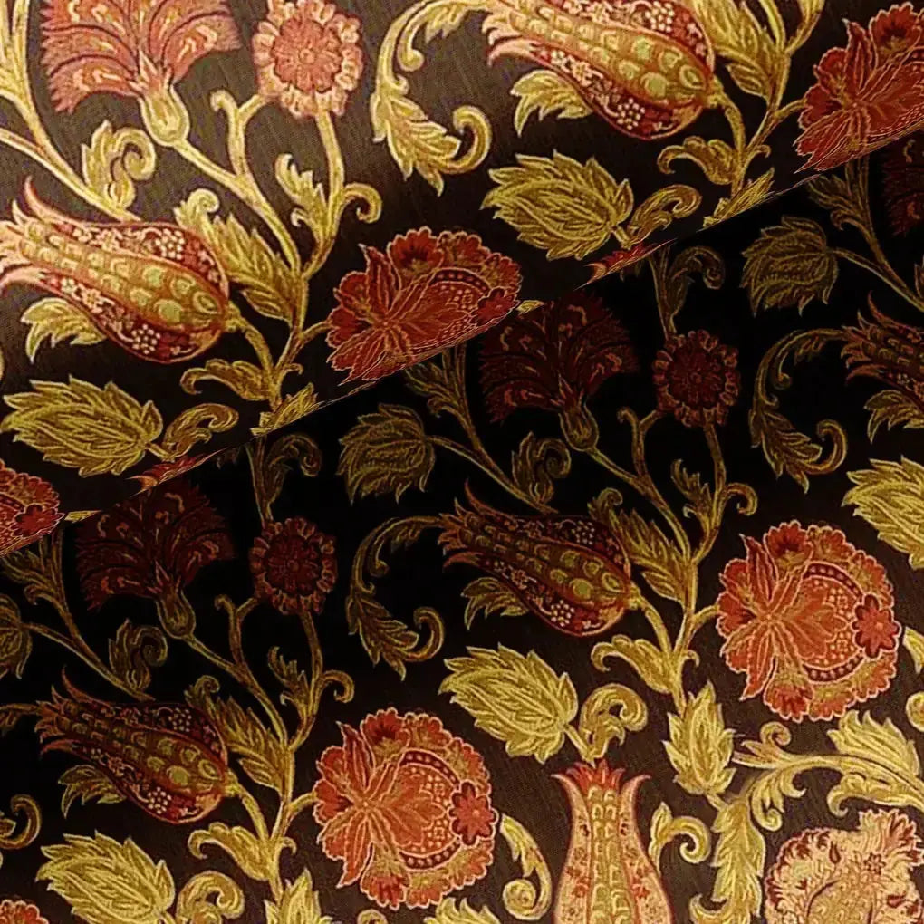 Jacobean Design Digital Printed Fabric – ts 0 ma06257 110 jacobean design digital printed fabric 4