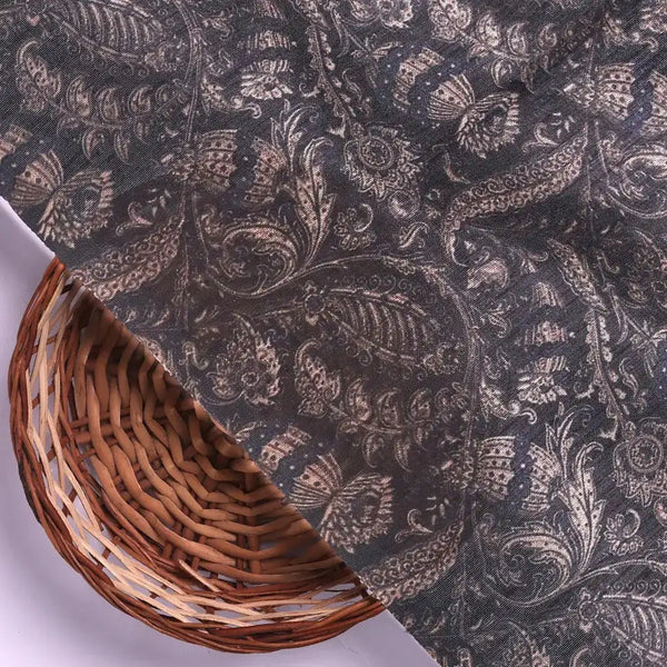 Brown Paisley Seamless Digital Printed Fabric – ts 0 ma06308 110 brown paisley seamless digital printed fabric 2 - alternate view