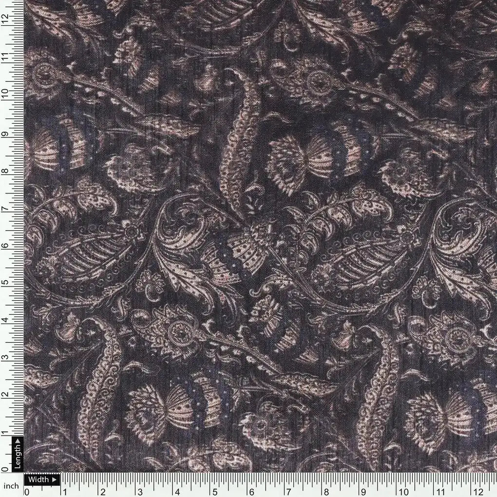 Brown Paisley Seamless Digital Printed Fabric – ts 0 ma06308 110 brown paisley seamless digital printed fabric 4