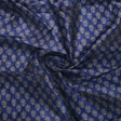 Lovely Blue Port Tree Leaves Digital Printed Fabric - Tusser Silk – ts 0 ma0669 110 lovely blue port tree leaves digital printed fabric tusser silk 1