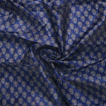 Lovely Blue Port Tree Leaves Digital Printed Fabric - Tusser Silk – ts 0 ma0669 110 lovely blue port tree leaves digital printed fabric tusser silk 1
