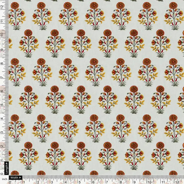 Multicolor Floral & Leaves Semless Printed Fabric – ts 0 ma07144 110 multicolor floral and leaves semless printed fabric 2 - alternate view