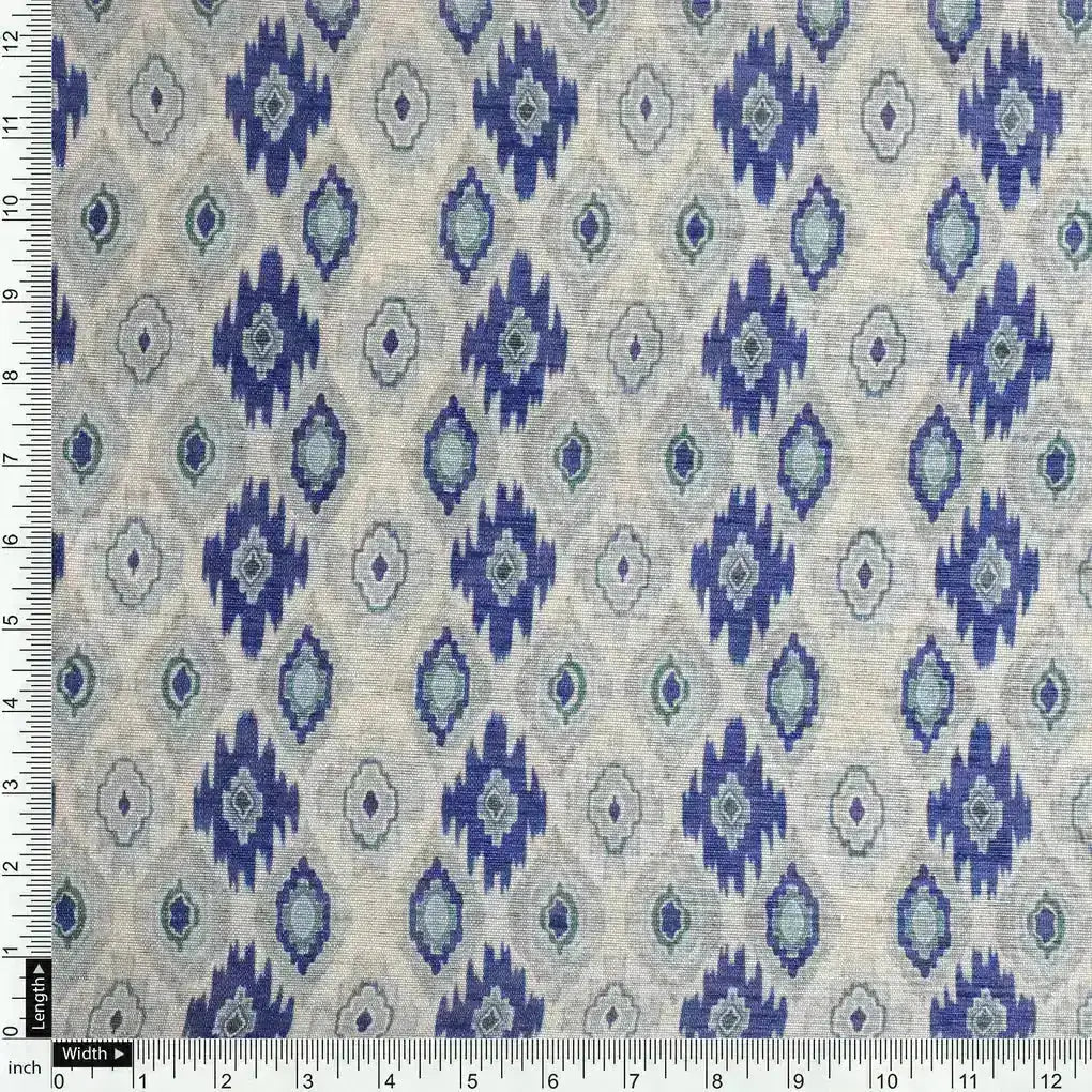 Blue and Cream Ajrak Digital Printed Fabrics – ts 0 ma0791 110 blue and cream ajrak digital printed fabrics 4