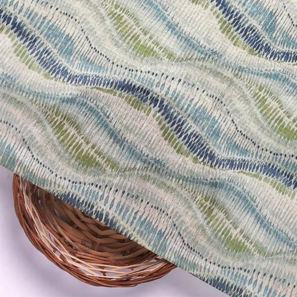 Green and Blue Leheriya Digital Printed Fabric – ts 0 ma09459 110 green and blue leheriya digital printed fabric 2 - alternate view