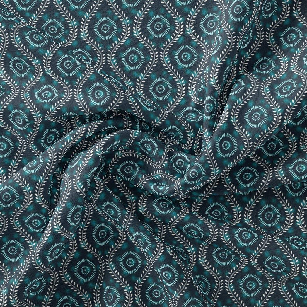 Rama Ogee Digital Printed Fabric - FAB VOGUE Studio®