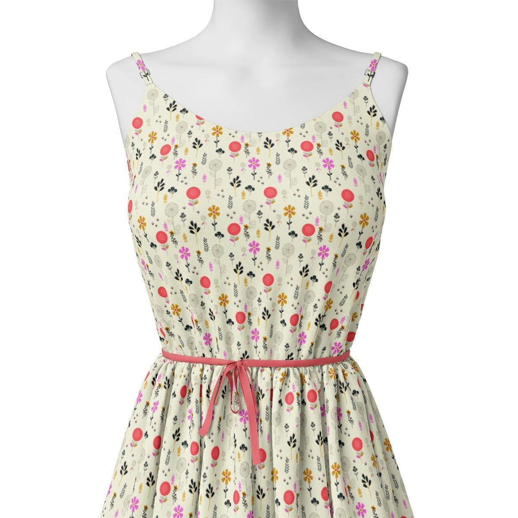 Small Motif Flowers Digital Printed Fabric - FAB VOGUE Studio®