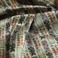 Funky Jungle Flower Vintage Digital Printed Fabric - Tusser Silk – ts 0 ta0137 110 funky jungle flower vintage digital printed fabric tusser silk 3