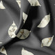 Leaves Print On Dark Grey Base Digital Printed Fabric – ts 0 ta05192black 110 leaves print on dark grey base digital printed fabric 1