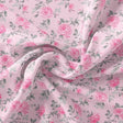 Pink Rose Allover Digital Printed Fabric - Tusser Silk – ts 0 ta06118p2 110 pink rose allover digital printed fabric tusser silk 1