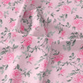 Pink Rose Allover Digital Printed Fabric - Tusser Silk – ts 0 ta06118p2 110 pink rose allover digital printed fabric tusser silk 3