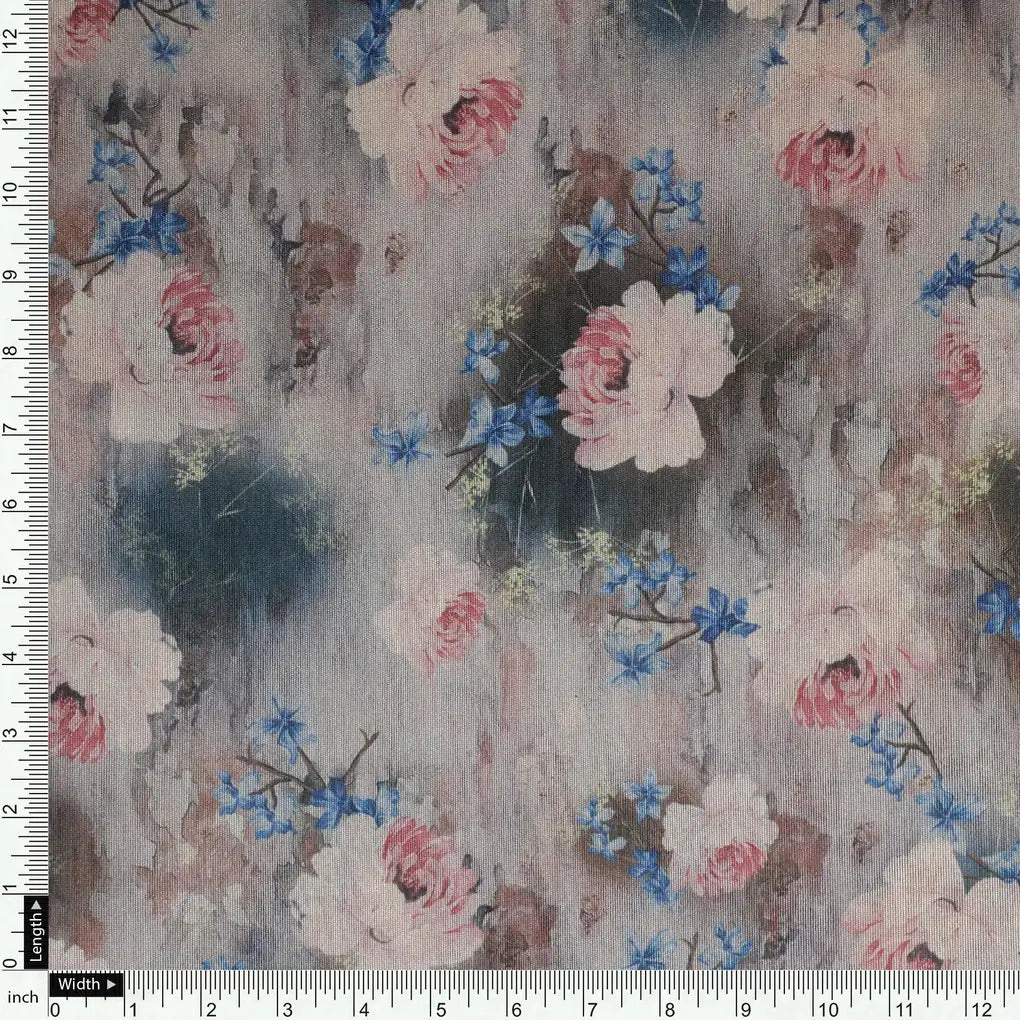 Oil Painted Cool Tiny Magnolia Digital Printed Fabric - Tusser Silk – ts 0 ta08309 110 oil painted cool tiny magnolia digital printed fabric tusser silk 4