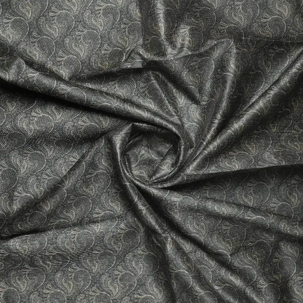 Creative Jecobean Curly Art Digital Printed Fabric - Tusser Silk – ts 0 ta08374 110 creative jecobean curly art digital printed fabric tusser silk 1